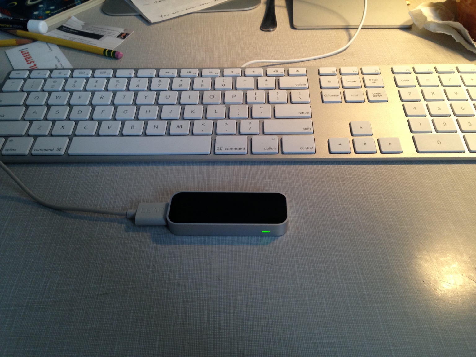 The Leap Motion device