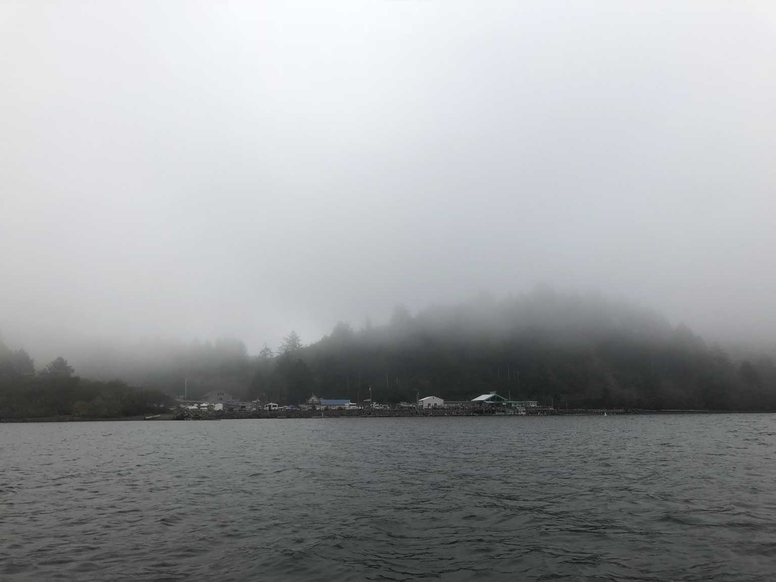 It was a foggy day